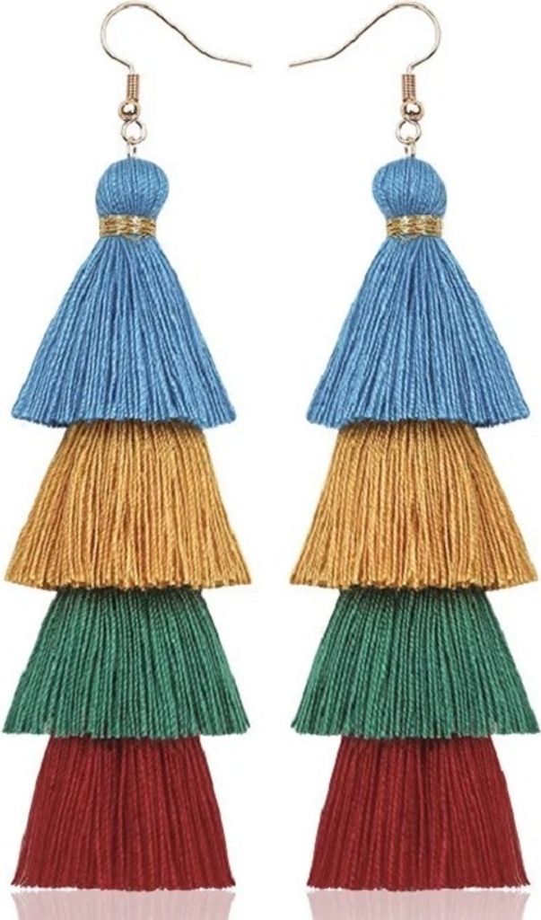 Bunte Quasten Ohrringe - Ein Statement-Accessoire für jeden Anlass KP32599