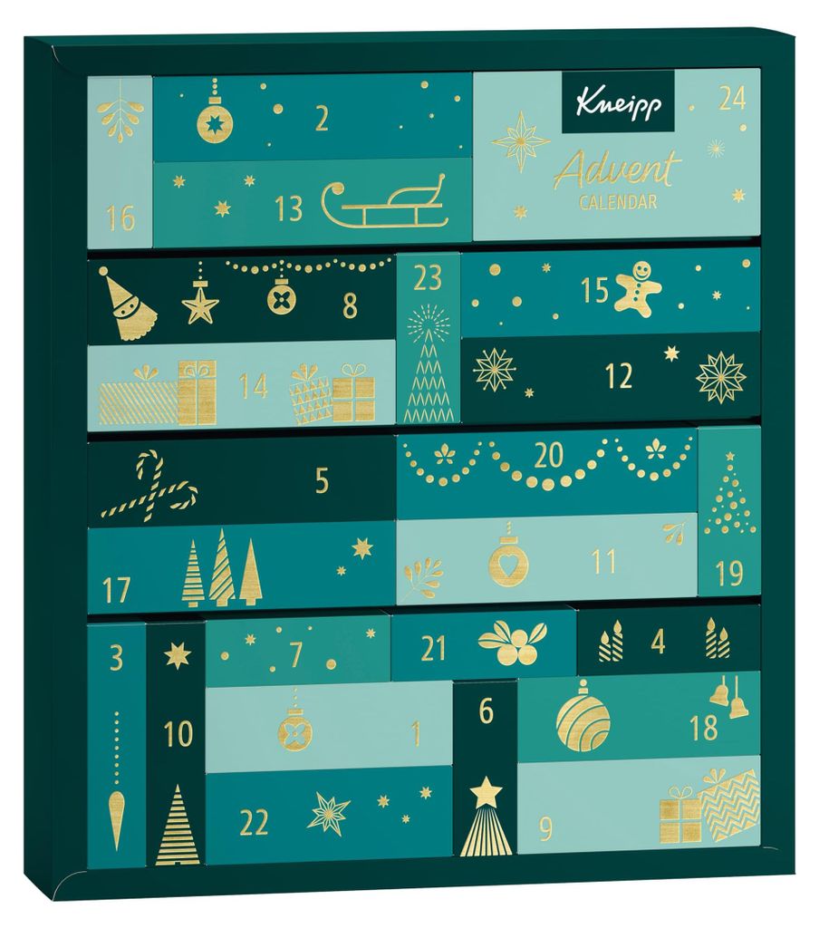Kneipp Adventskalender 2025 - Adventskalender mit 24 Beauty Überraschungen für den Wellness Moment - Für Dich selbst oder zum Verschenken