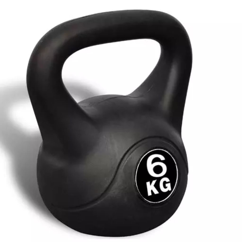 Hantla treningowa z kulą Kettlebell o wadze 6 kg Zdjęcie produktu 4