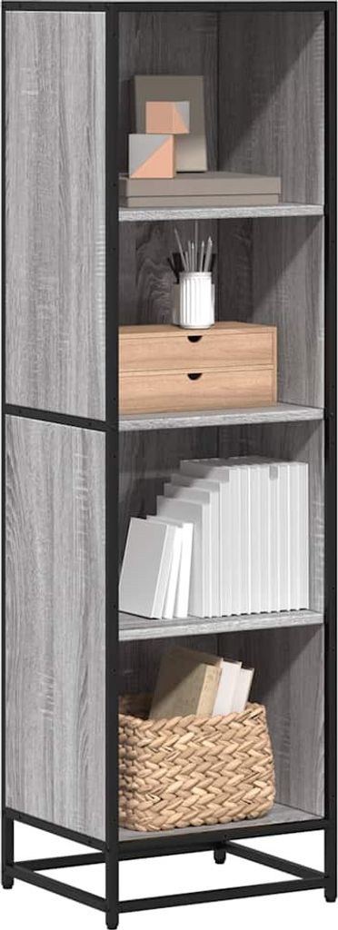 Maison Exclusive - Bücherregal Grau Sonoma 40x35x139 cm Holzwerkstoff