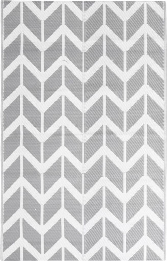 vidaXL Tappeto per esterni ARAKIL Grigio 160x230 cm PP Immagine del prodotto 