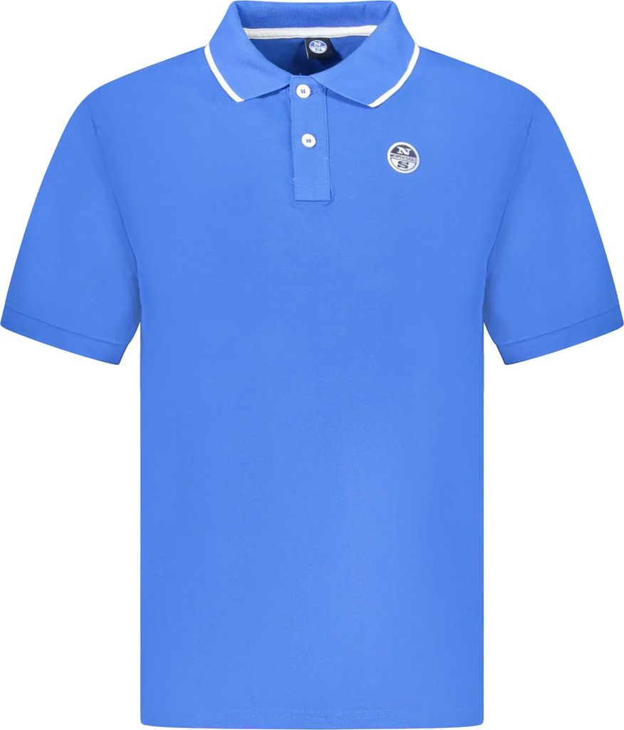 Kontrast Polo mit Applikation und Logo von North Sails : Größe - M Größe: M