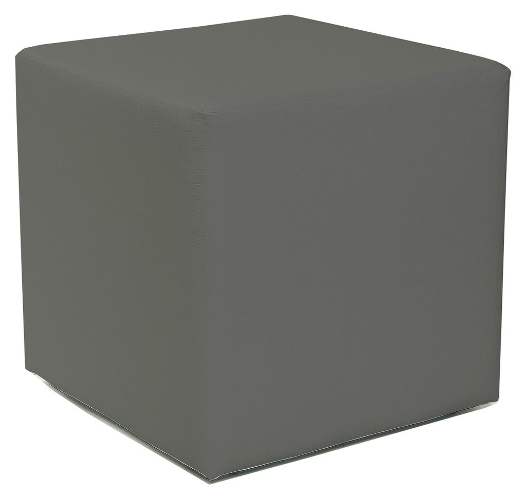 Design Sitzwürfel Kubus I Hocker Kunstleder modern 45x45x45 Produktbild 