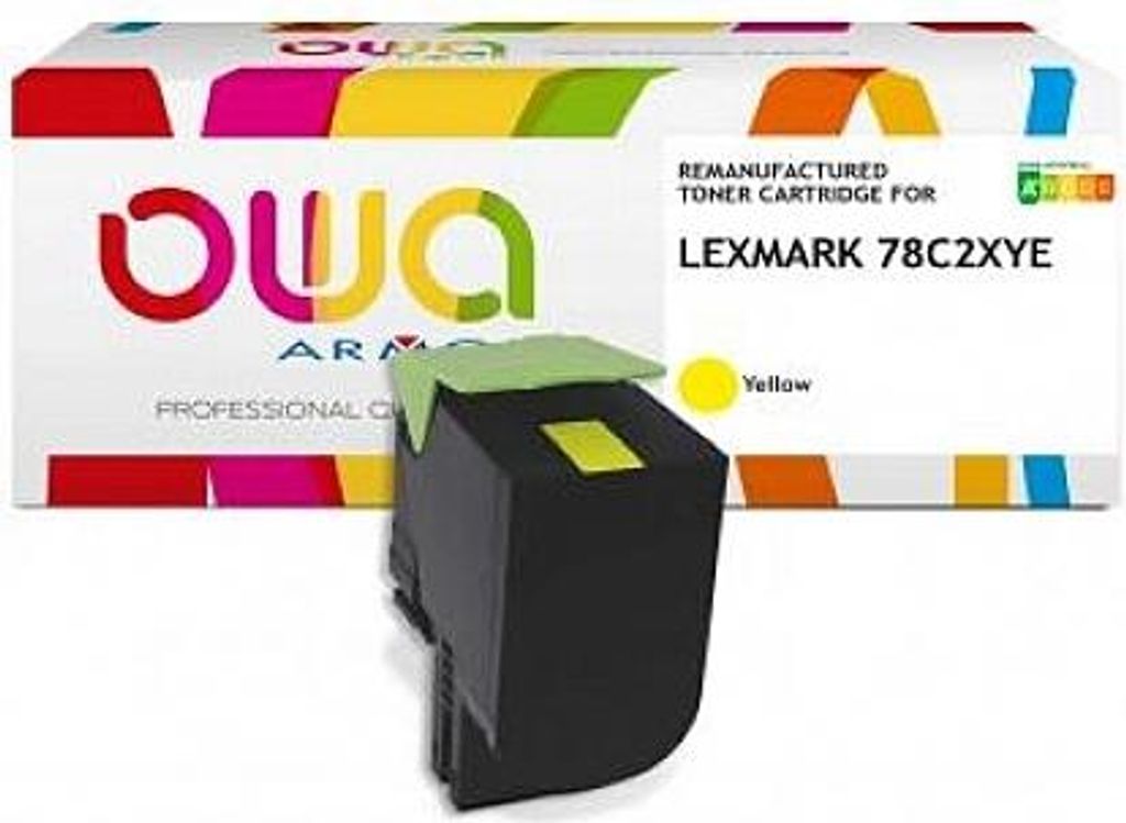 Lexmark K18533OW OWA Toner kompatibel 78C2XY0 gelb