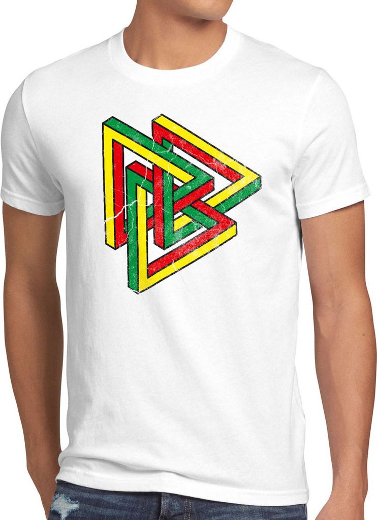 style3 Color Escher Herren T-Shirt sheldon