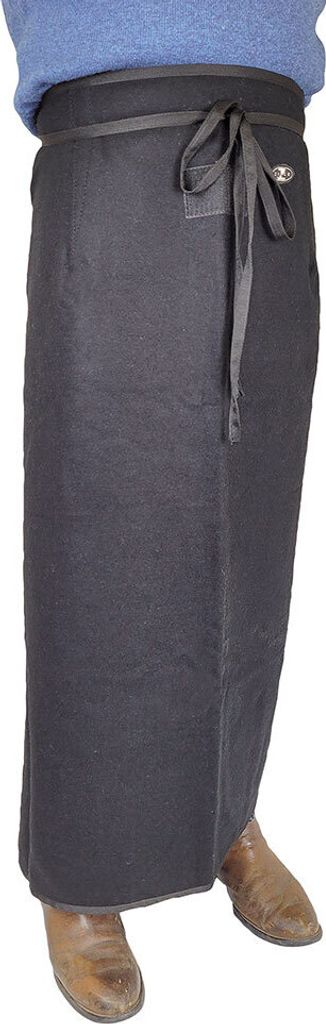 Zilco Bockschürze Bockdecke Wolle Schwarz