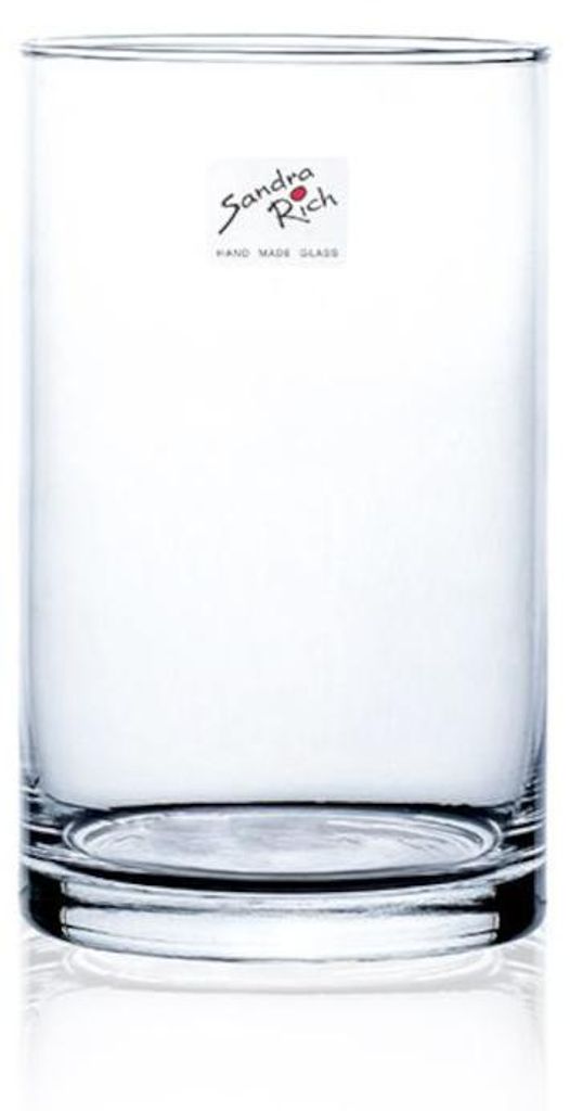 Vase CYLI cylindrique en verre fait main d9x15cm MOM 12pcs Image du produit 