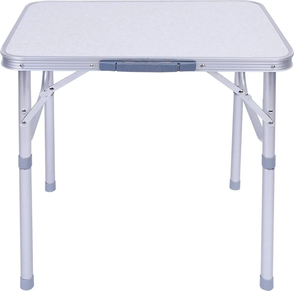 Table de camping pliable ultra légère avec poignée de transport - Grise