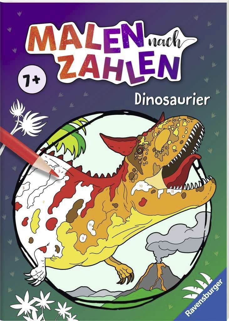 Ravensburger Malen nach Zahlen ab 7 Jahren Dinosaurier Produktbild 