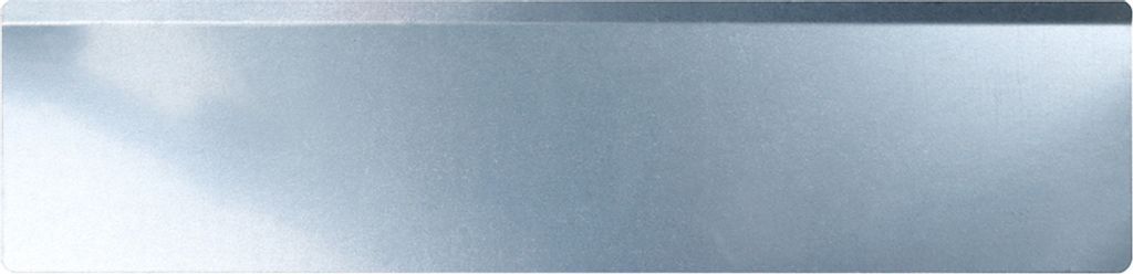Trennblech für Werkstattwagen oder Schubladenschrank | HxB 10x40,9cm | Verzinkt