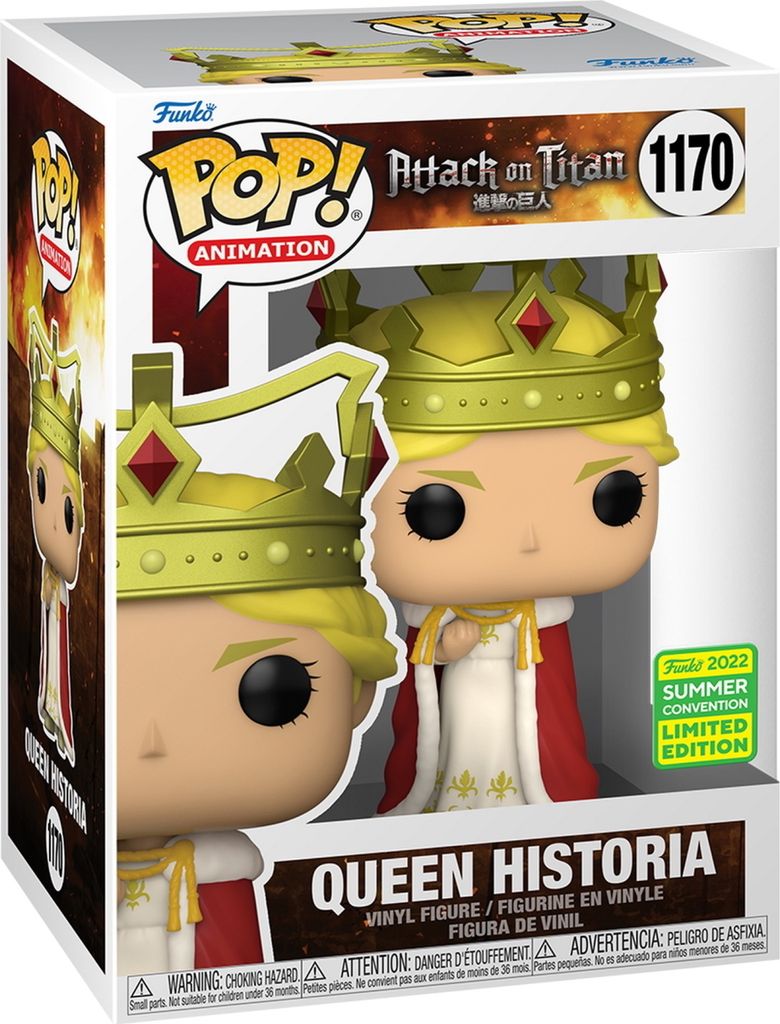 Attack on Titan - Queen Historia 1170 2022 SDCC - Funko Pop! - Vinyl Figur