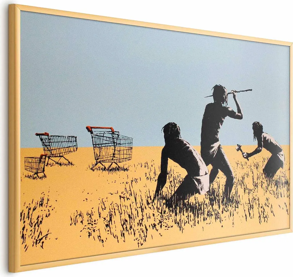 Poster promozionale Cacciatori 90x60 cm con cornice dorata senza bordo