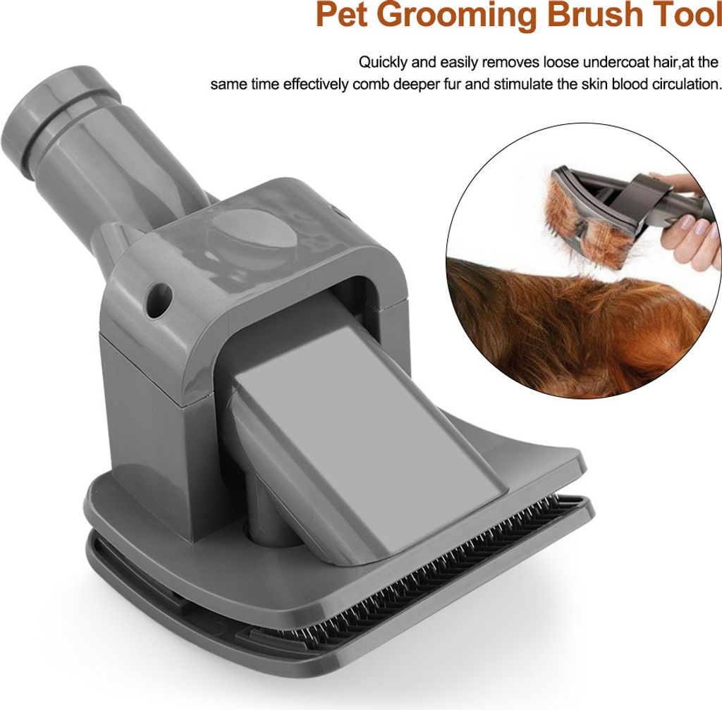 Pet Grooming Brush Tool, Pet Brush Tool, Dog Clearer Tool für Dyson, Pet Hair Brush Tool, Groom Animal Allergy Vacuum Cleaner