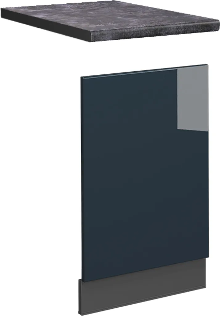 Frontale Lavastoviglie 45cm Vicco Fame-Line Blu Lucido e Antracite