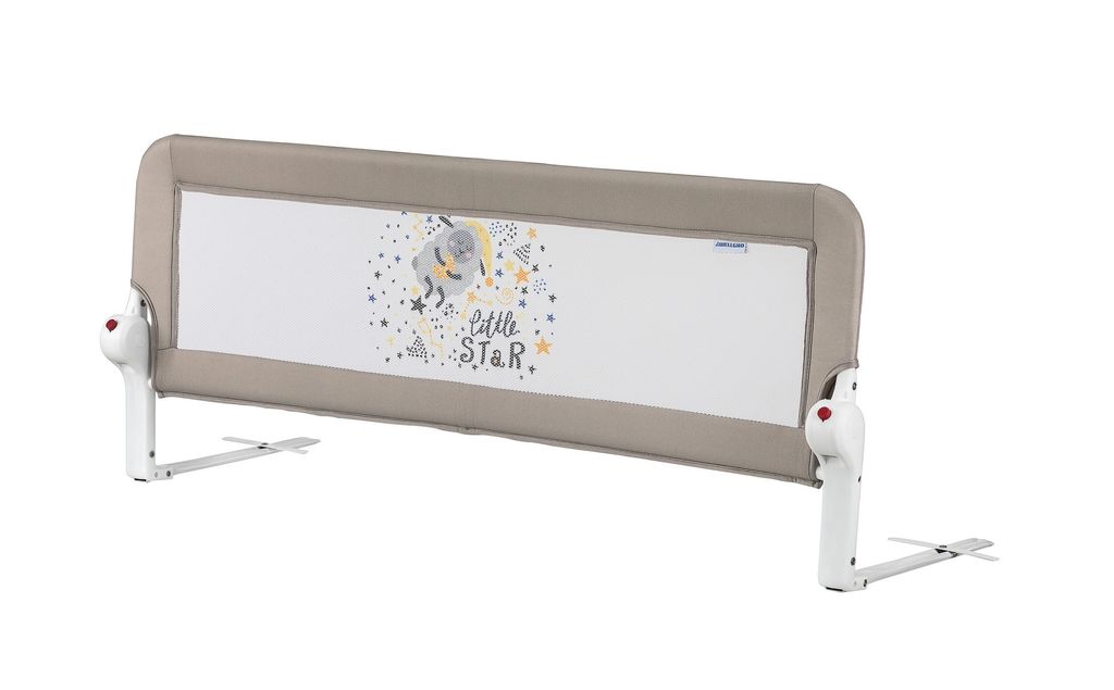 Evila Originals, Kuzucuk - Grey, Bettsicherheitsgitter, Grau, 120 x 50 cm