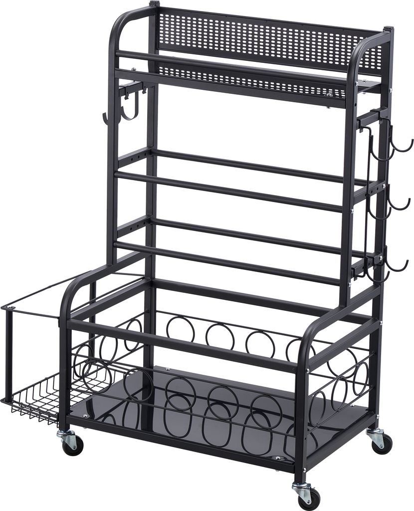 SucceBuy Home Gym Organizer, Yogamatten-Aufbewahrung und Gewichtsständer für Hanteln