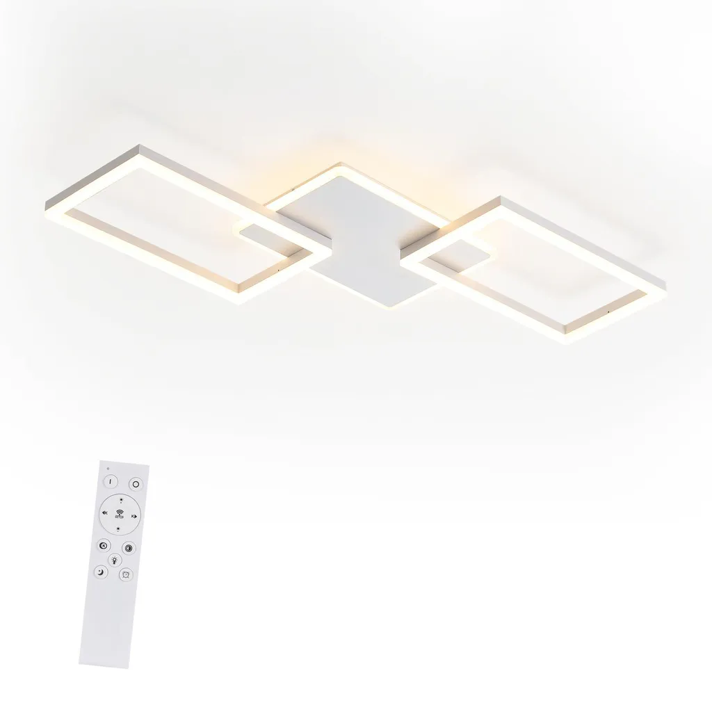 Plafonnier LED Dimmable avec Télécommande 63W 80cm Design Moderne - 10