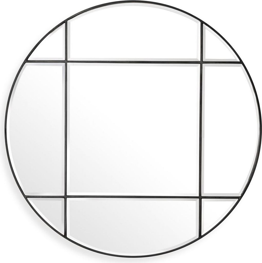 Casa Padrino Luxus Spiegel Bronzefarben Ø 110 cm - Runder Produktbild 
