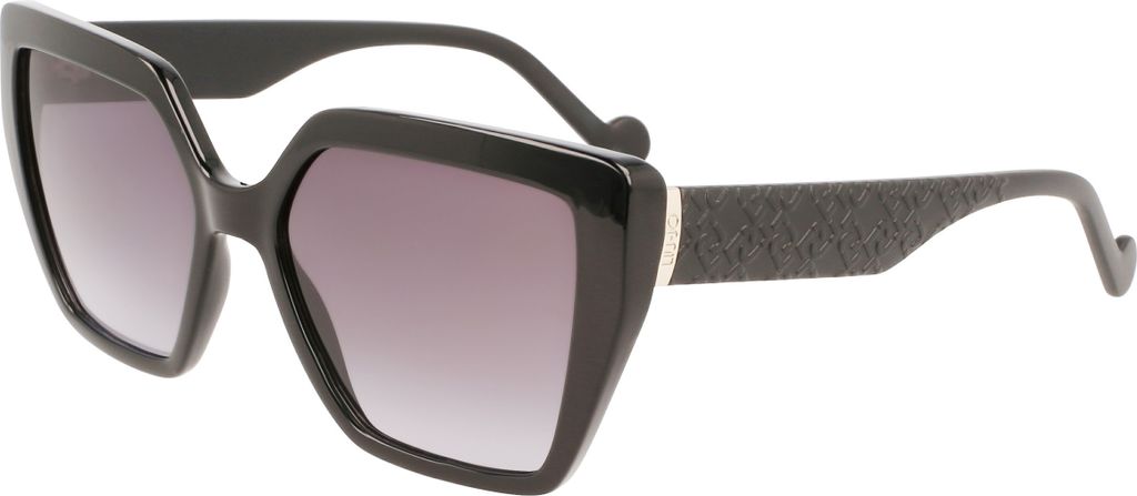 LIU JO SCHWARZE DAMEN-SONNENBRILLE : Farbe - Schwarz, Größe - UNI Größe: UNI Farbe: Schwarz