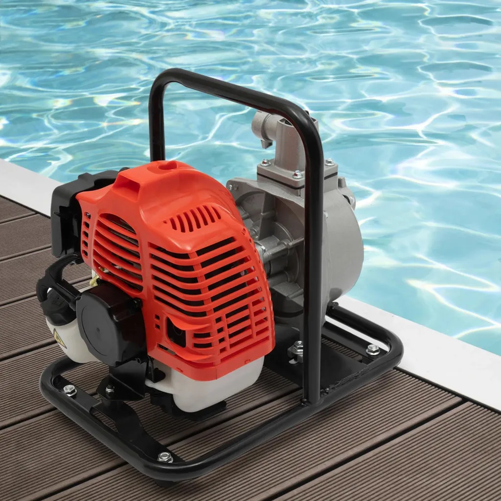 Pompe incendie et aquaculture vortex 2,54 cm refroidie par air rouge