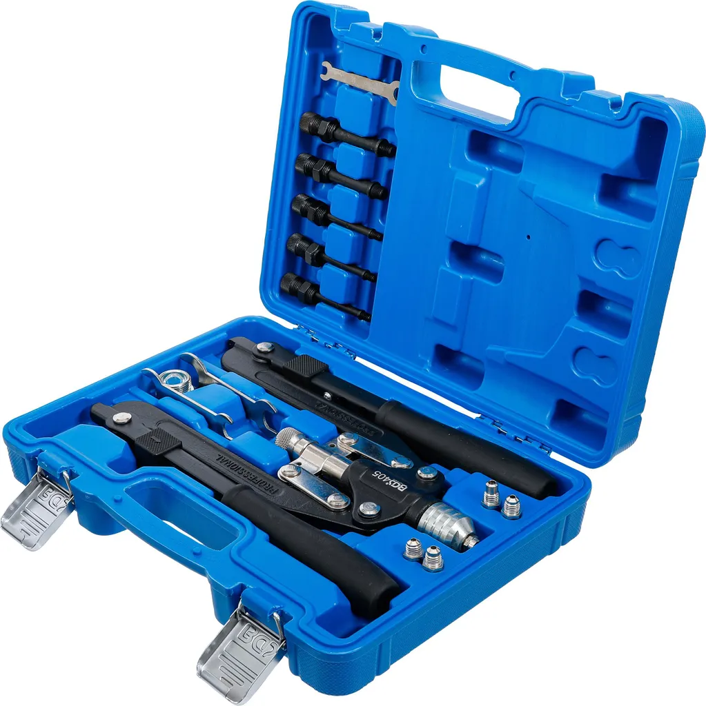 Pince à riveter manuelle grand format BGS 405 pour rivets aveugles acier