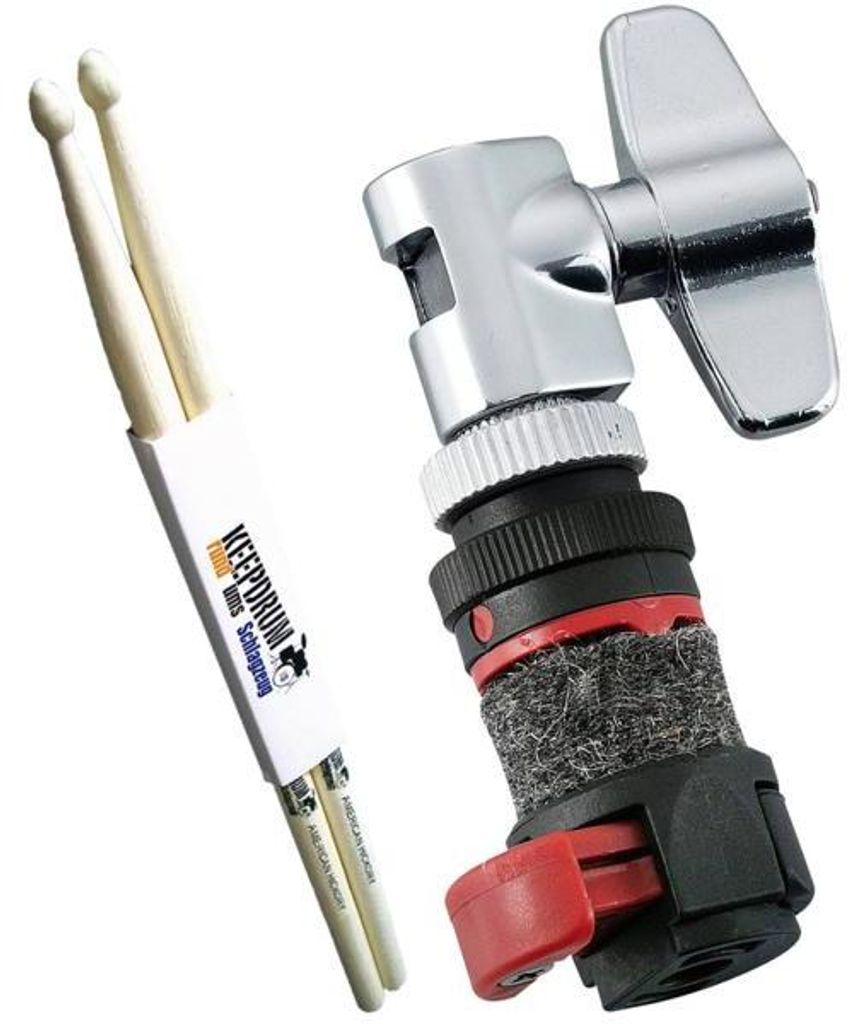 Tama QHC7 Quick Set HiHat Clutch mit Schlagzeugstöcken