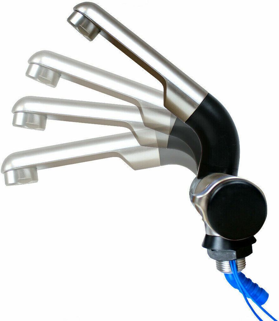 Camping Automatikwasserhahn Camping Wasserhahn 12V Barwig Chrome-Schwarz Drehbar