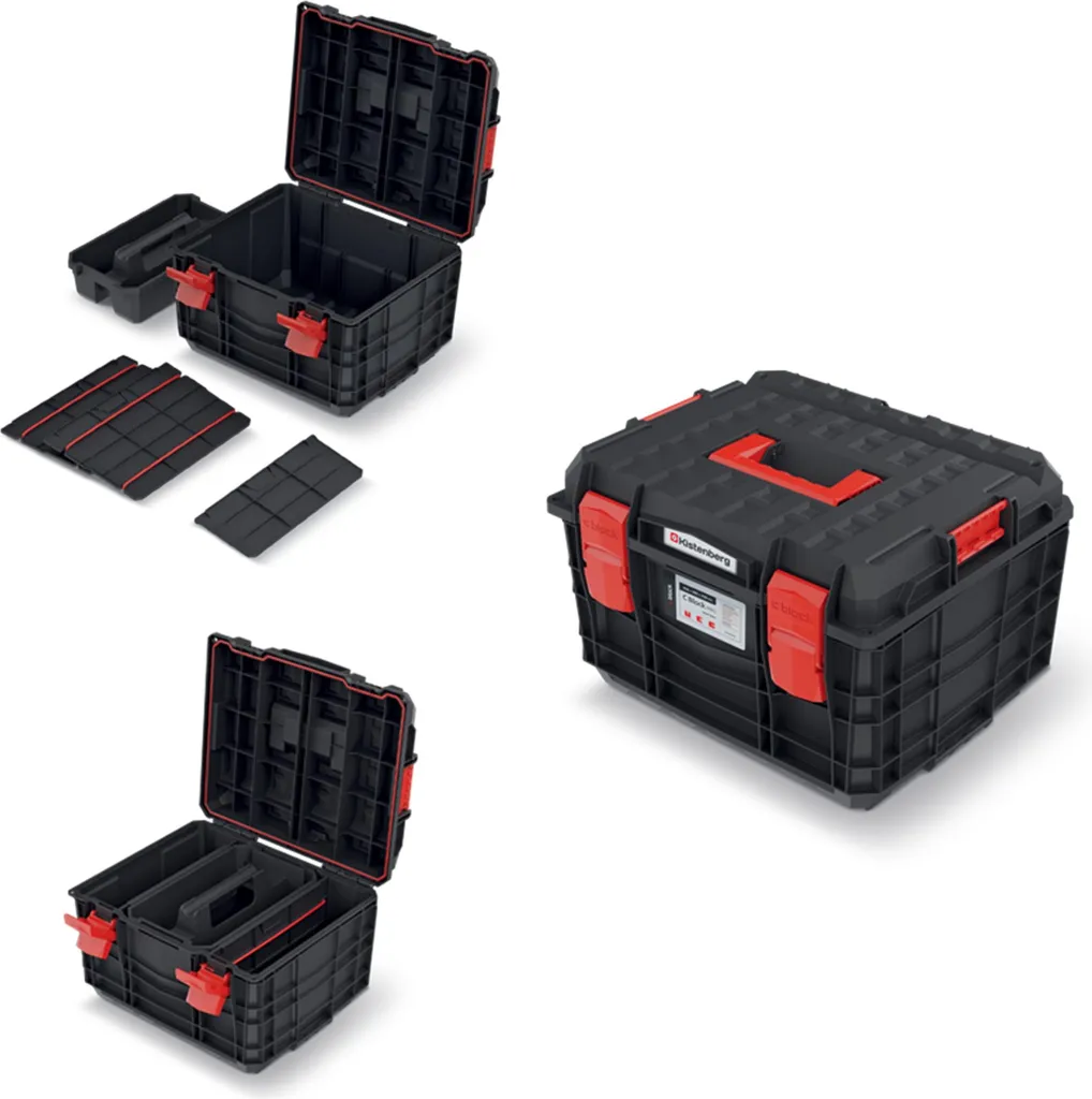 Boîte À Outils Kistenberg C Block Pro - Coffret de Chantier Robuste 54cm