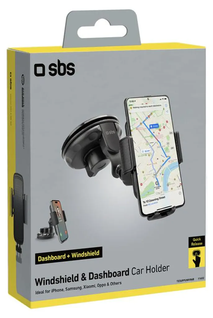 Fini les Chutes de Smartphone avec le Support SBS TESUPPUNIVRAB Noir - 3