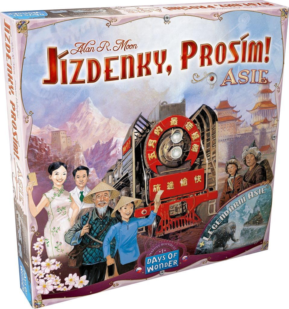 Hra Cestovné lístky, prosím! Ázia - poškodený obal Obrázok produktu 