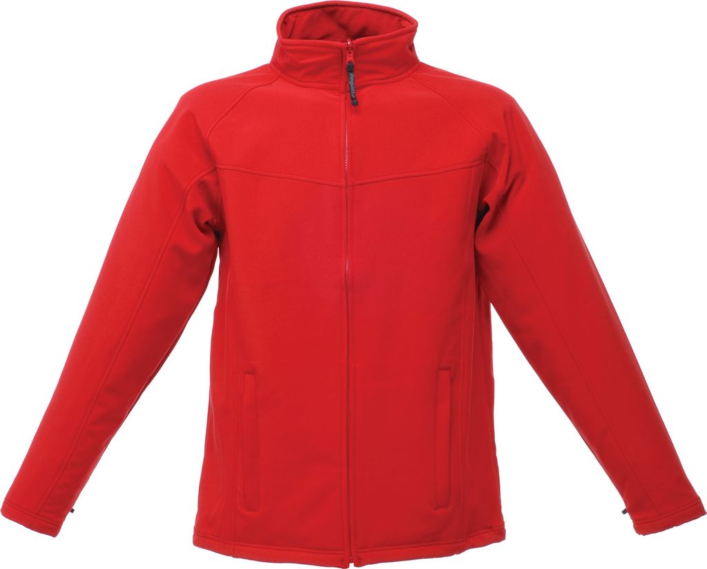Regatta Herren Uproar Softshell-Jacke, winddicht, leicht RW1211 (3XL) (Rot/Grau)