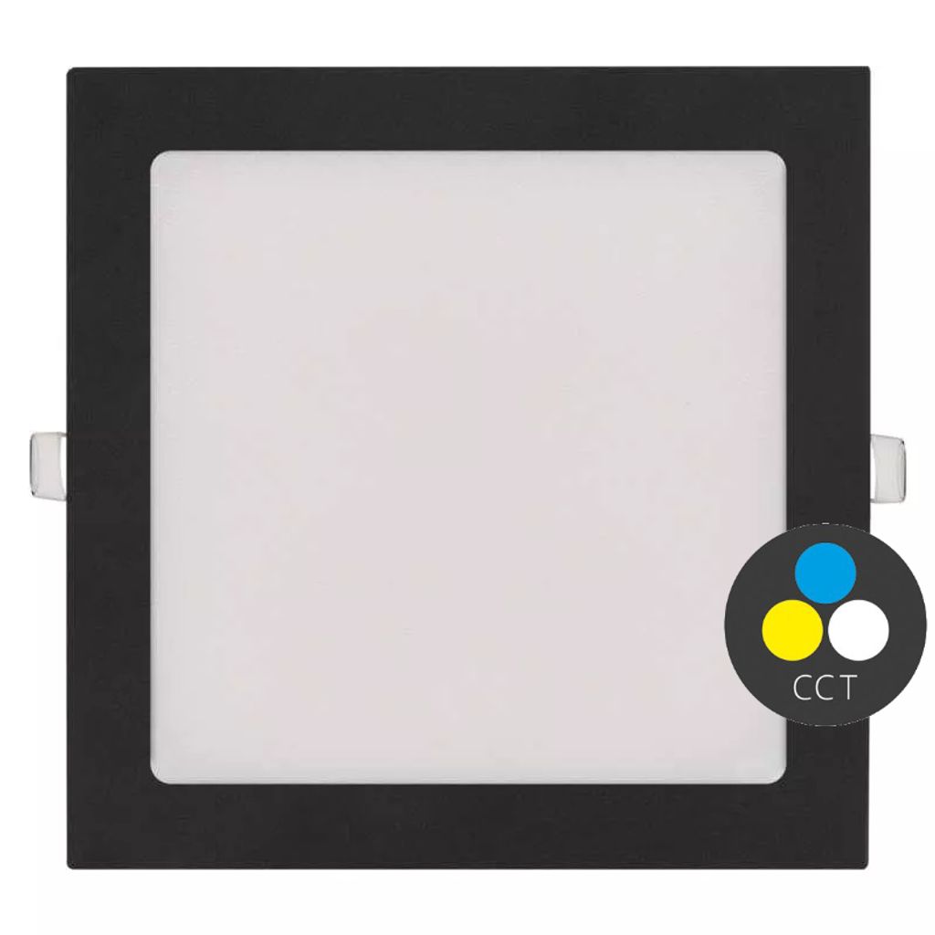 EMOS LED apparecchio da soffitto NEXXO nero, 22,5 x 22,5 Immagine del prodotto 