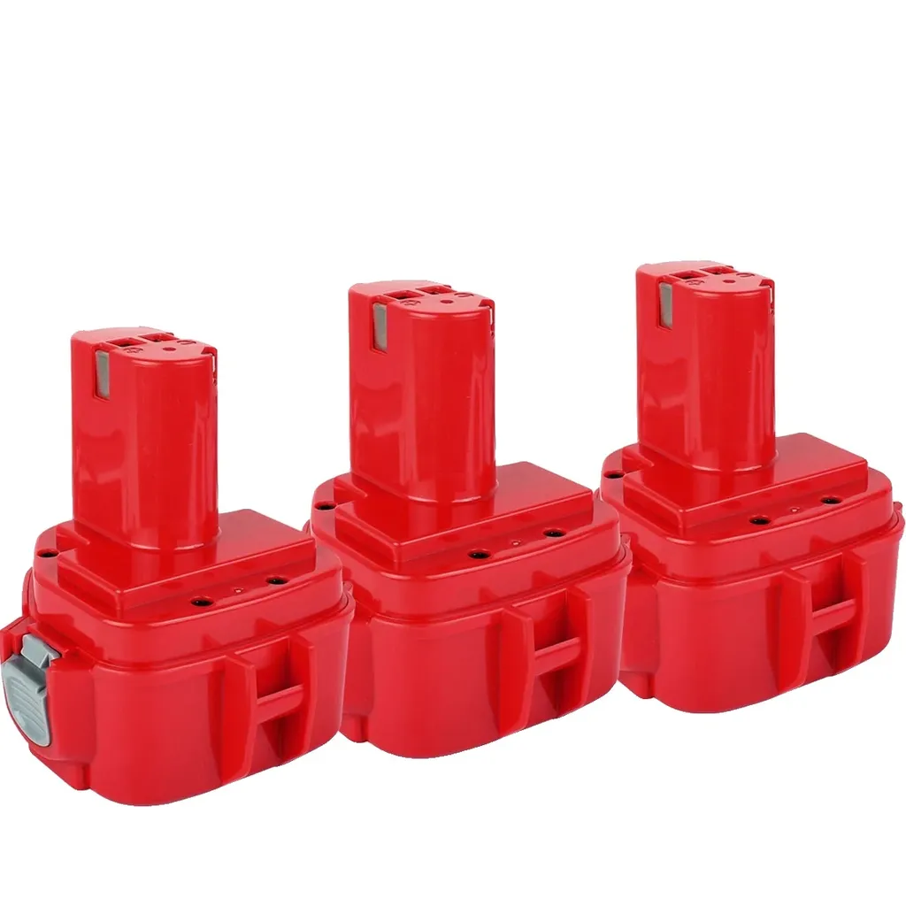Batterie Ni-MH 12V 4000mAh pour Makita PA12, Pack de 3 de rechange