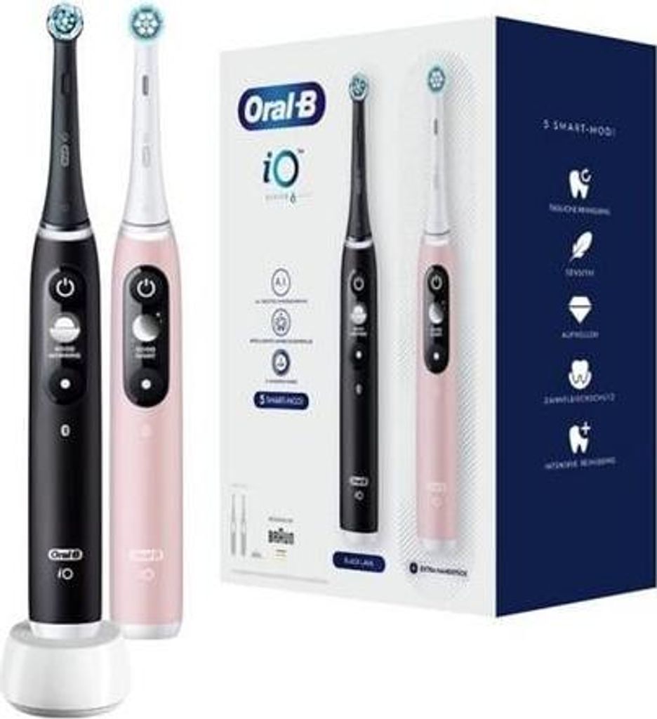 ORAL-B IO M6 DUO sada magnetických zubních kartáčků černá / Obrázek produktu 