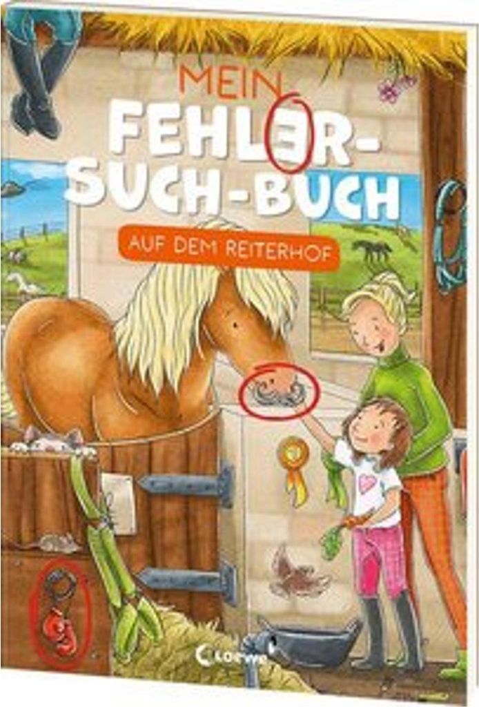 Loewe Mein Fehler-Such-Buch - Auf dem Reiterhof