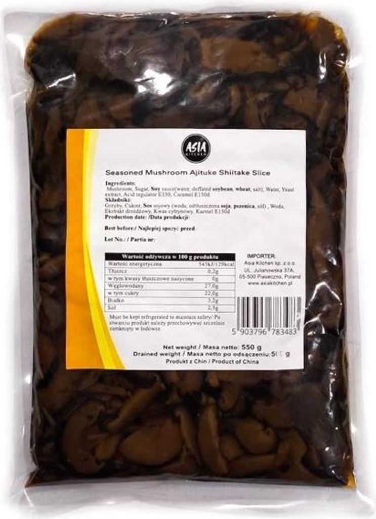 Nobi | Ajitsuke Shiitake - 500g - Süße Marinade - Asiatische Küche - Sushi Zutat