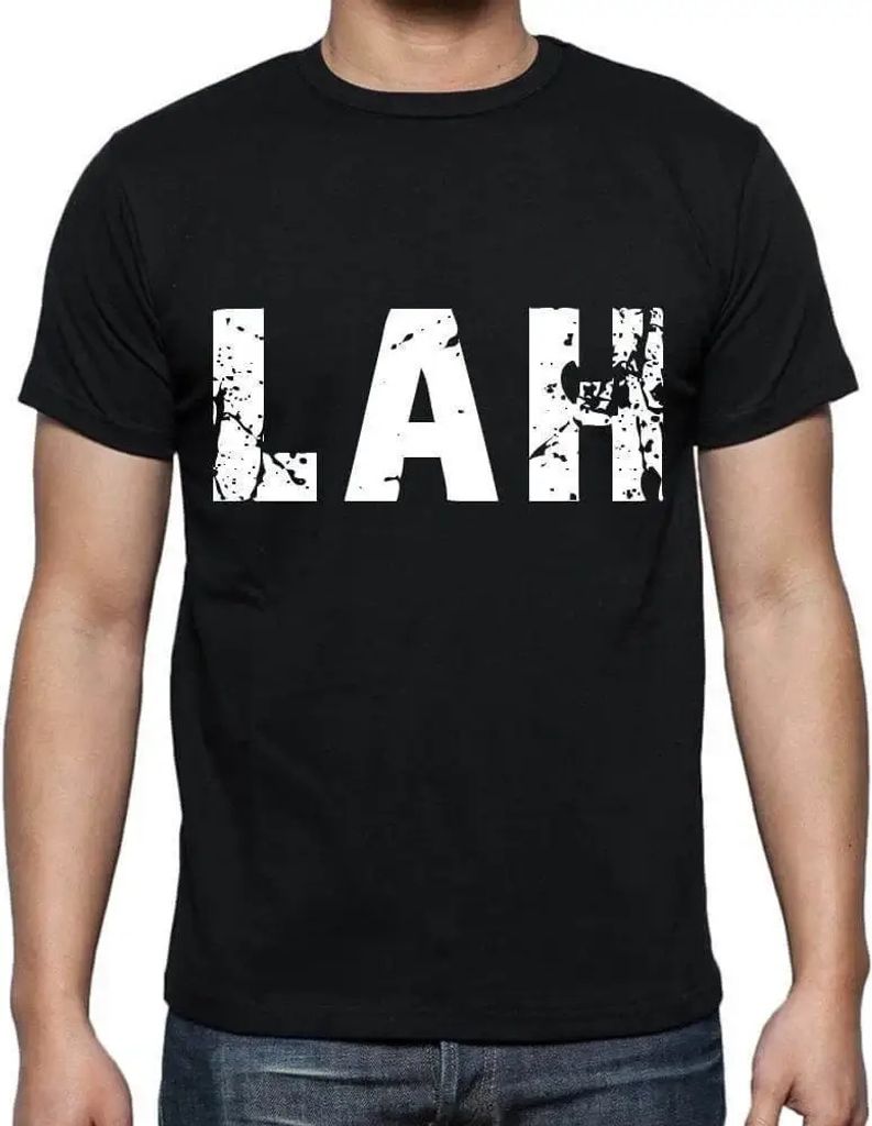 Herren Grafik T-Shirt Lah Öko-Verantwortlich Vintage Jahrgang Kurzarm Lustige Druck Geburtstag Geschenk Mann