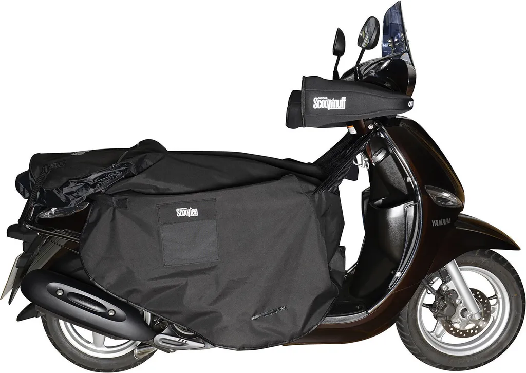 Tablier Oxford Scoot universel noir avec doublure thermique et sécurité