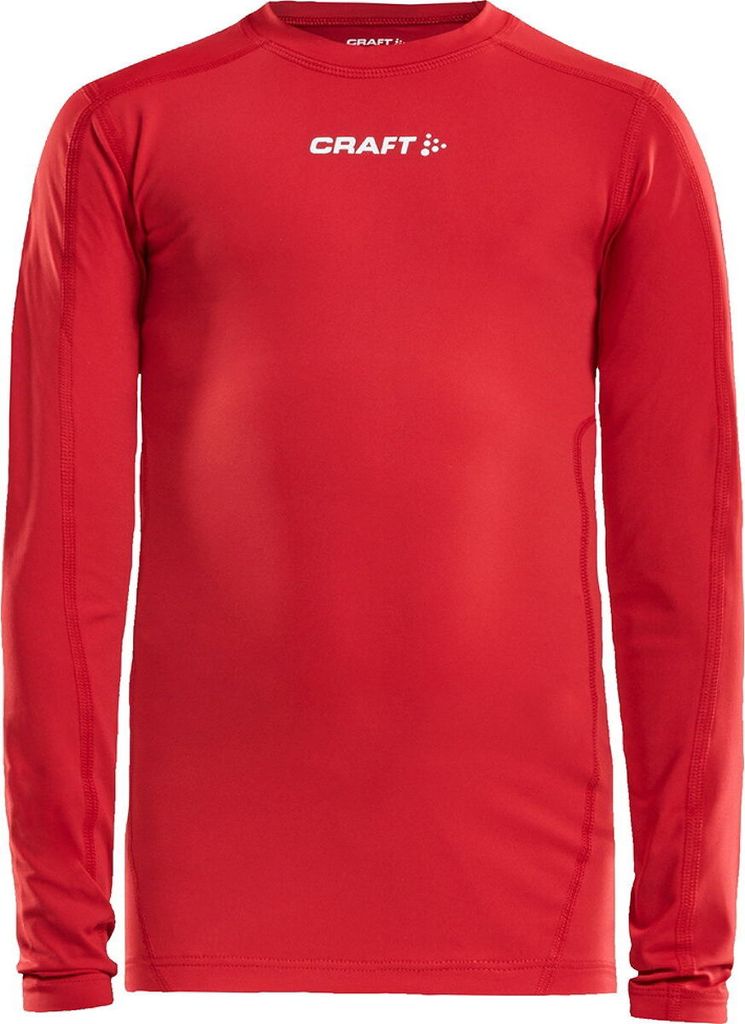 Craft Pro Control Compression Long Sleeve Jr Bright Red Bright Red 134