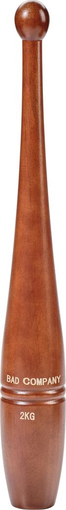 Wooden Indian Clubbell / Schwungkeule 2Kg (St.) Woodenclub Kettlebell