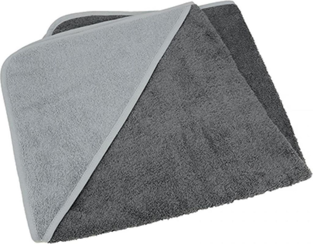 A&R 032.50 | Baby Hooded Towel / 75 x 75 cm - Farbe: Fire Red/White/True Blue - Größe: 75 x 75 cm
