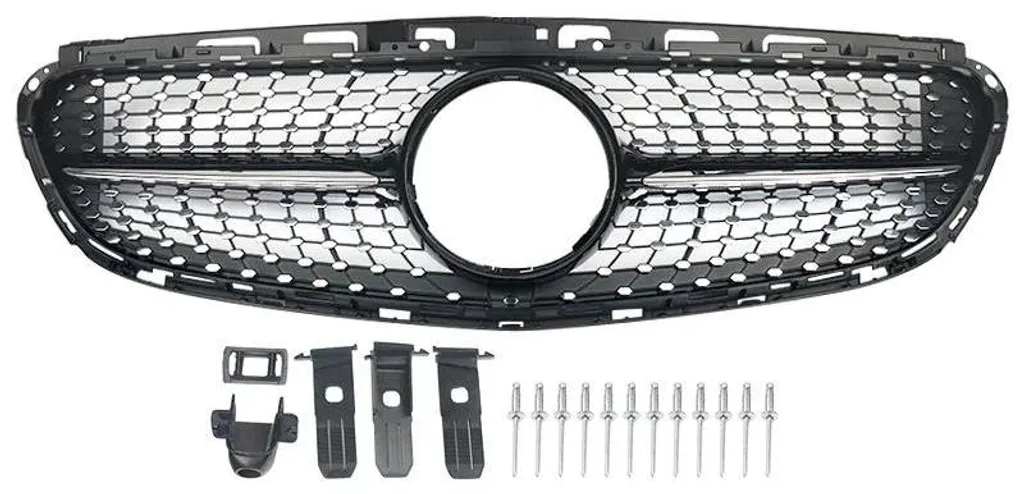 Rénover votre voiture avec la calandre diamant noir brillant ABS