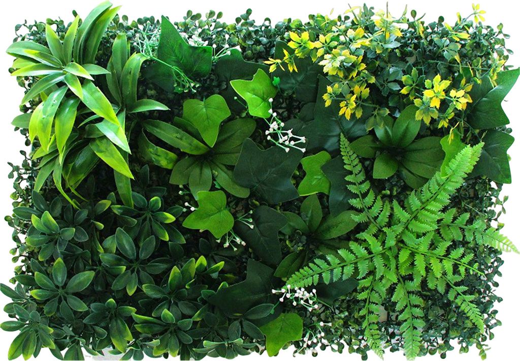 40x60CM Künstliche Pflanzen Wandpaneel Realistisches Gefälschtes Grün Gras Wand Hintergrund Dekoration Indoor Outdoor Garten Privatsphäre Hinte...