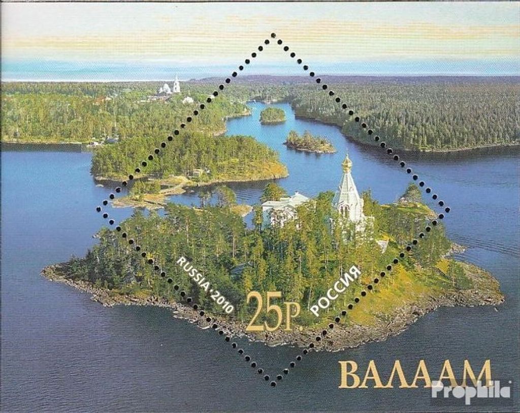 Briefmarken Russland 2010 Mi Block135 (kompl.Ausg.) postfrisch Walaam