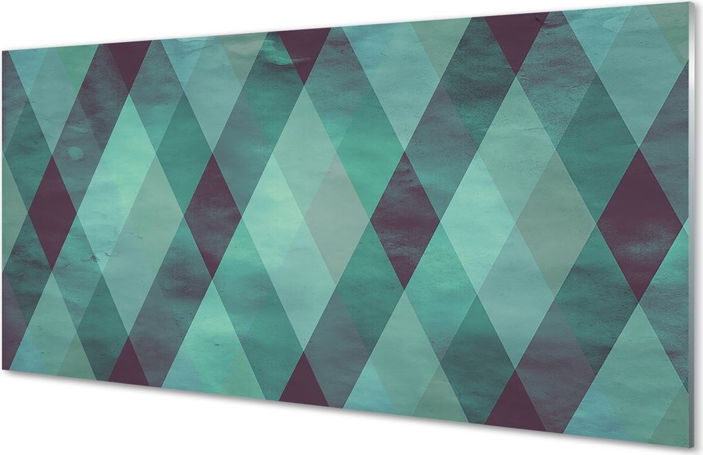 Spritzschutz 100x50 Wandkunst Das geometrische Muster des Diamanten