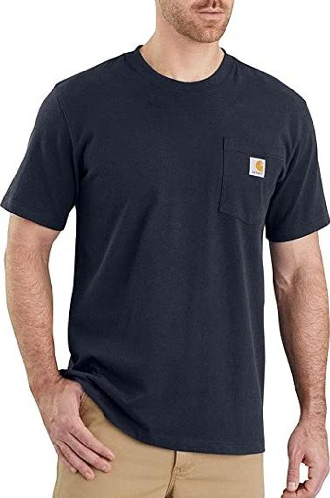 CARHARTT T-Shirt Brusttasche – Größe L – Schwarz – S1103296001L