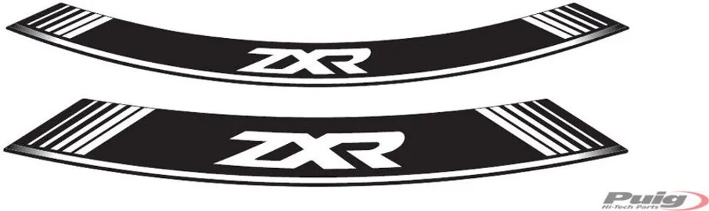 Liserés de Jante Moto Puig 9292B Blancs Spéciaux pour Kawasaki ZX-9R
