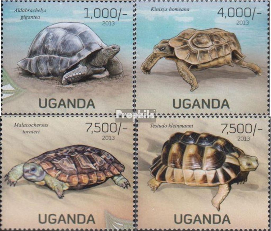Briefmarken Uganda 2013 Mi 3005-3008 (kompl.Ausg.) Produktbild 