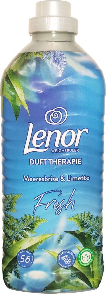 Lenor Weichspüler FRESH 1,4L XXL Meeresbrise + Limette 56 Produktbild 1