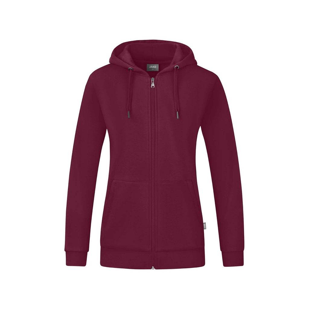 JAKO Damen Kapuzenjacke Organic, Farbe:maroon, Größe:40 Produktbild 